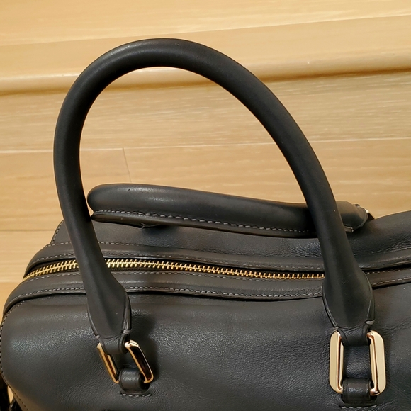 NWT Marc Jacobs West End Small Bauletto Satchel in Stormy Grey - Picture 12 of 12